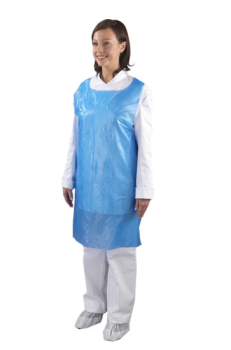 Disposable Aprons on a Roll - Blue
