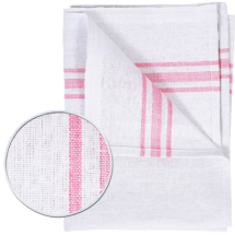 White Cotton Tea Towel Plain 19inch X 29inch - Pack of 10