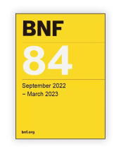 BNF84 - British National Formulary - Sep 22 - Mar 23