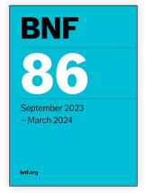 BNF86 - British National Formulary - Sep 23 - Mar 24