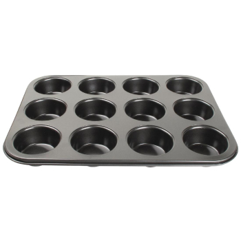 Carbon Steel Non-Stick Muffin Tray 12 Cup