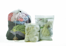 Mesh Laundry Bags With drawstring - White(64 X 84 CM)