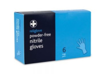 Nitrile Gloves - 5 Boxes of 6 Pairs for Refill Kits