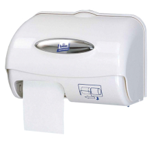 E02224 Compact Toilet Roll Double Dispenser Plastic