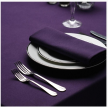 Tablecloth Polyester Purple 52inch x 52inch