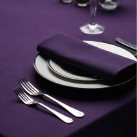 Amalfi Purple Polyester Napkin 51cm x 51cm - 20inch