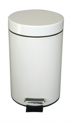 Pedal Bin -3 litre White, plastic Liner