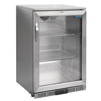 Polar Back Bar Cooler with Hin ged Door in Stainless Steel 13