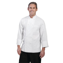 Chef Works Unisex Le Mans Chef s Jacket White XS
