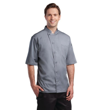 Chef Works Valais Signature Se ries Unisex Chefs Jacket Grey