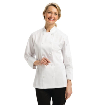 Chef Works Marbella Womens Exe cutive Chefs Jacket White L