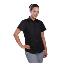 Chef Works Womens Cool Vent Ch efs Shirt Black S