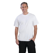 Unisex T-Shirt White L Chest Size: 44inch-46inch /112-117cm