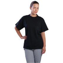 Unisex T-Shirt Black L L. Chest Size: 44inch-46inch