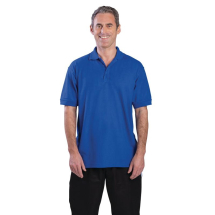 Unisex Polo Shirt Royal Blue X L