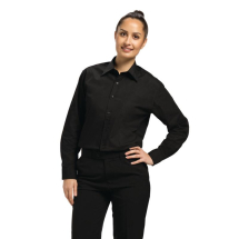 Uniform Works Uniex Long Sleev e Dress Shirt Black S