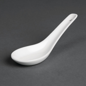 Olympia Whiteware Rice Spoons 130mm Pack 24