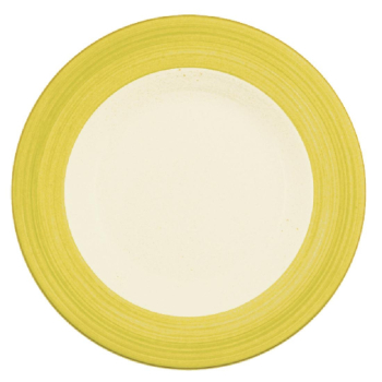 Rio Yellow Plate Slimline 15.75cm 6 1/4Inch Pack 36