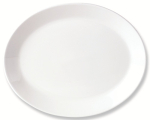 Simplicity White Oval Coupe ate 39cm 15 1/2" Pack 6