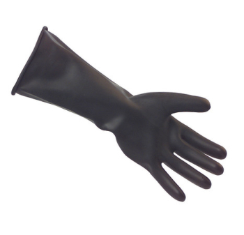 Heavy Weight Black Rubber Gloves