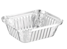 Foil Takeaway Containers 470ml 150x120x40mm - Pack of 125 Foil Takeaway Containers 470ml 150x120x40mm - Pack of 125
