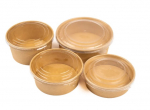 Lids to fit Round Kraft Bowls All Sizes x 300