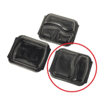 Clear Lid for 2 Compartment Meal Box Pack Of 300