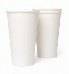16oz Single Wall White Cup Box of 1000