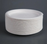 9" Bagasse White Plate Pack of 50