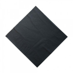 2 Ply Black Napkins Pack of 100 - 33cm x 33cm