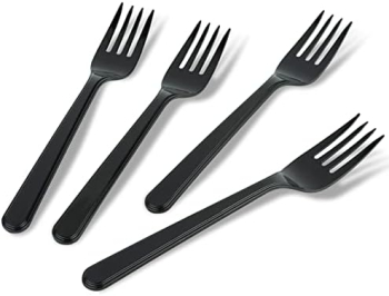 Heavy Duty Black Plastic Forks (Box of 1000) Heavy Duty Black Plastic Forks (Box of 1000)