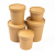 Brown Kraft 8oz Hot Sauce Cup Box of 500 Brown Kraft 8oz Hot Sauce Cup Box of 500