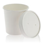 White 16oz Hot Food Cup Box of 500