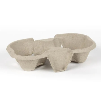 Moulded Pulp 2 Cup Carrier Box of 360 Moulded Pulp 2 Cup Carrier Box of 360