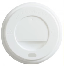 White Domed Sip-thru Lid 8oz Pack of 500 White Domed Sip-thru Lid 8oz Pack of 500