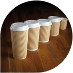White Domed Sip-thru Lid 10-20oz - Pack of 500