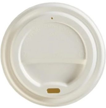 12oz Bagasse Compostable Hot Drink Lids 90mm (20 x50) 12oz Bagasse Compostable Hot Drink Lids 90mm (20 x50)