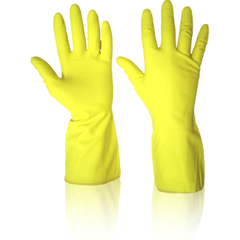 Yellow Rubber Gloves - Pair Yellow Rubber Gloves - Pair