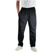 Chef Works Unisex Easyfit Chef s Trousers Black XL