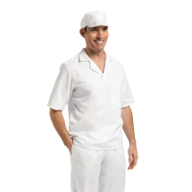 Bakers Shirt White M Chest Size: 40inch-42inch /102-107cm