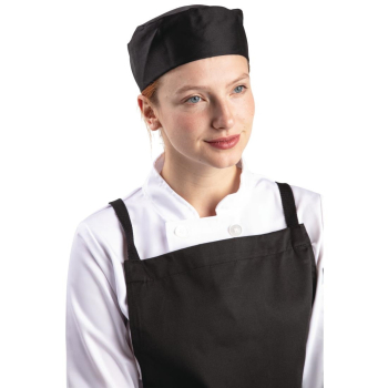 Whites Chef Skull Cap Black Size XL - 635mm / 25Inch Whites Chef Skull Cap Black Size XL - 635mm / 25Inch
