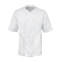 Cool Vent Unisex Short Sleeve Chefs Jacket White M Cool Vent Unisex Short Sleeve Chefs Jacket White M