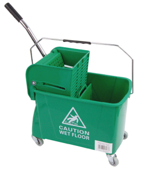 20L Speedy Green Bucket & Wringer on Castors 20L Speedy Green Bucket & Wringer on Castors