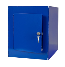 Jolly Trolley Lockable Box 28x36x34cm - Blue