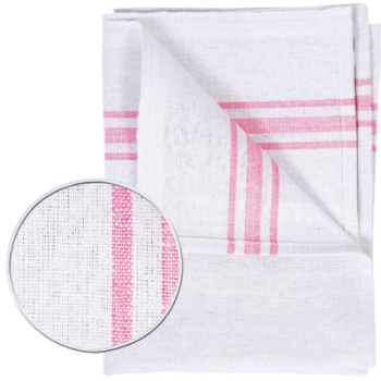 White Cotton Tea Towel Plain 19Inch X 29Inch - Pack of 10