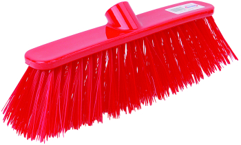 DELUXE Stiff Broom Head 12InchRed DELUXE Stiff Broom Head 12InchRed