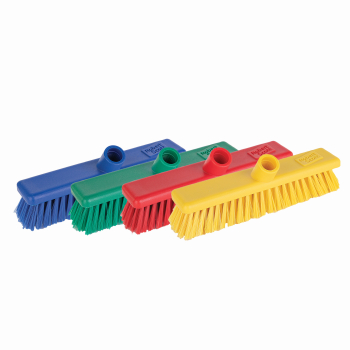 Washable Blue Broom Soft Bristles 30cm (Hygiene handle) Washable Blue Broom Soft Bristles 30cm (Hygiene handle)