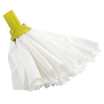 Standard Big White Socket Mop Yellow - Pack of 10 Standard Big White Socket Mop Yellow - Pack of 10