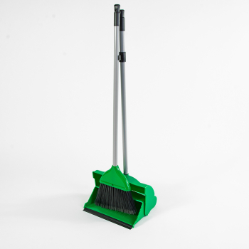 Lobby Dustpan & Brush - Green 103cm x 30cm x 25cm Lobby Dustpan & Brush - Green 103cm x 30cm x 25cm