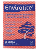 Envirolite Cloth Red Pack of 50 - 48x36cm Envirolite Cloth Red Pack of 50 - 48x36cm